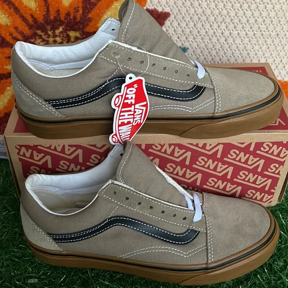 Vans Old School Gum Timber Wolf/Black WMNS sneakers - Picture 2 of 16